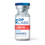 OP Labs L-Carnitine 10ml research solution in glass vial