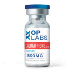 OP Labs L-Glutathione Reduced GSH 10ml research solution in glass vial