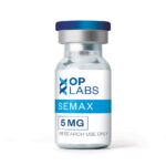 OP Labs Semax 5mg heptapeptide research compound lyophilized powder in glass vial