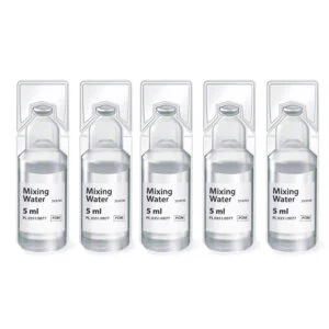 OP Labs Sterile Water 5ml vials pack of 5 reconstitution diluent
