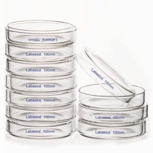Glass Petri Dish 100mm (Pack of 10)